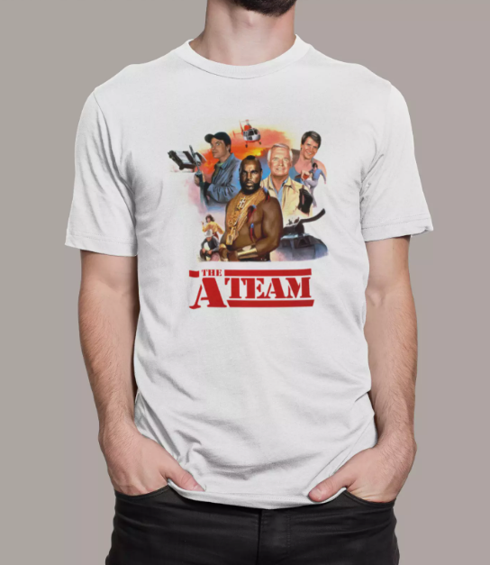 THE A TEAM T SHIRT MR T TV RETRO SERIES MOVIE 80s ADULTS UNISEX, SIZE S - 5XL