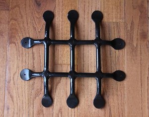 Wrought Iron Speak Easy Grille Wood Gate Window Rustic Door Image Is Loading Wrought Iron Speak Easy Grille Wood Gate Window