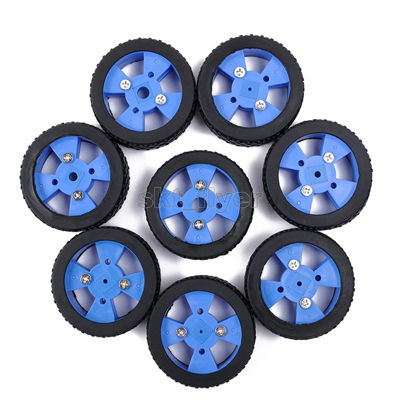 2pcs Rubber Car Tire Toy Wheels Kits Model For Robotic Car Model Toy DIY 47*21mm - Image 2 of 4