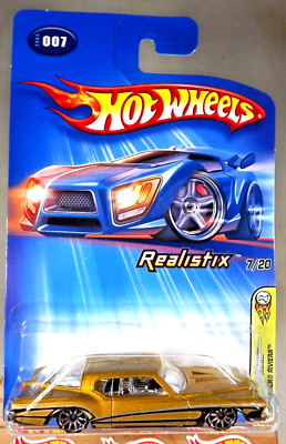 2005 Hot Wheels Kmart #7 First Editions-Realistix 7/20 1971 BUICK RIVIERA Gold