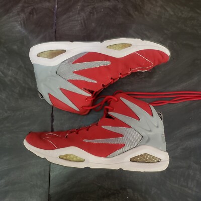 Vintage Reebok Blast Hexalite Sneakers Men's Size 11 Shoes Red/Gray Buckeyes