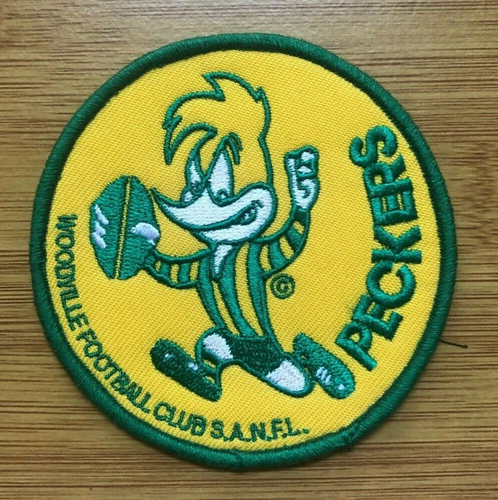 Woodville Peckers Football Club retro jumper patch SANFL footy badge AFL - Picture 9 of 11