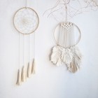  12 Pcs Macrame Rings DIY Dreamcatcher Hoops Craft Making Supplies