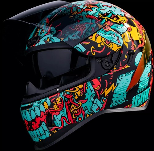 CASCO INTEGRALE - ICON AIRFORM MUNCHIES MIPS - OMOLOGATO ECE 2206 VERDE ACQUA - Picture 11 of 17
