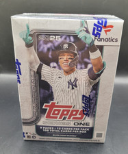 2025 Topps MLB Baseball Series 1 Fanatics Exclusive Blaster Box SEALED 9 Packs 