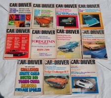 Car And Driver Magazine 1969 Lot Of 11 Used Vintage Automotive Mags Magazines