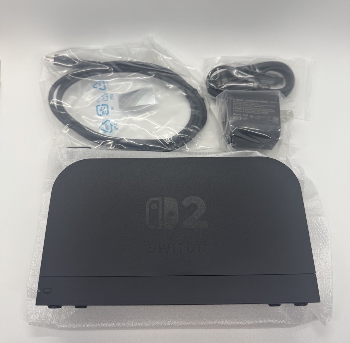 Genuine Nintendo Switch 2 Charging Dock Set With Charger And HDMI Cable