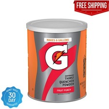 Gatorade Thirst Quencher Fruit Punch Sports Drink Mix Powder, 51 oz Canister