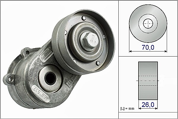 INA Riemenspanner, Keilrippenriemen U.A. FüR Chrysler, Jeep-image