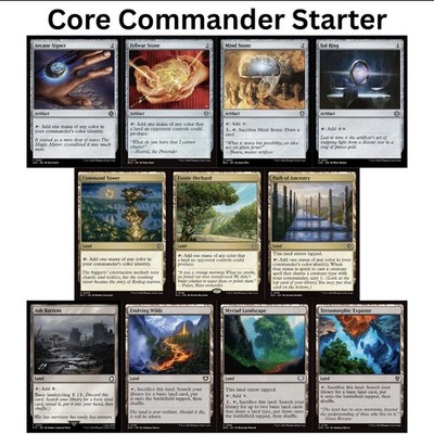 Core Commander Starter Kit MTG Bundle EDH Staples Mana Lot Pack Best Value