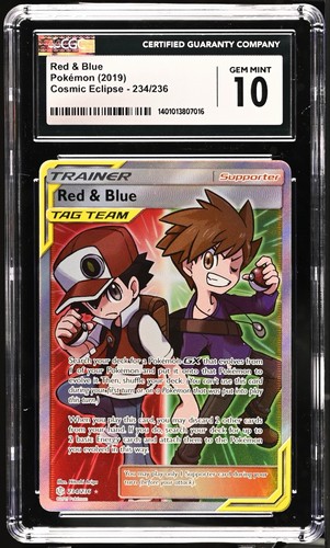 Red & Blue graded CGC 10 for sale on eBay