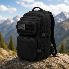 40L Military Tactical Backpack MOLLE  3-Day Assault Pack Hiking Camping