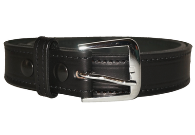 BOSTON LEATHER Black Durable Leather Classic Dress Belt 42" USA | eBay