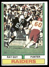 Ray Guy 1974 Topps #219 - Oakland Raiders