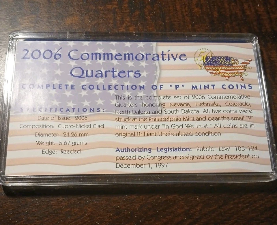 3 Commemorative Quarter Sets. 1999 Denver 2006 Philly And a 2000 Platinum Set... - Image 3 of 4
