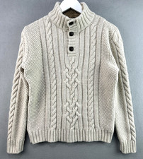 Gap Kids Sweater XXL (14-16) Beige Cable Knit...