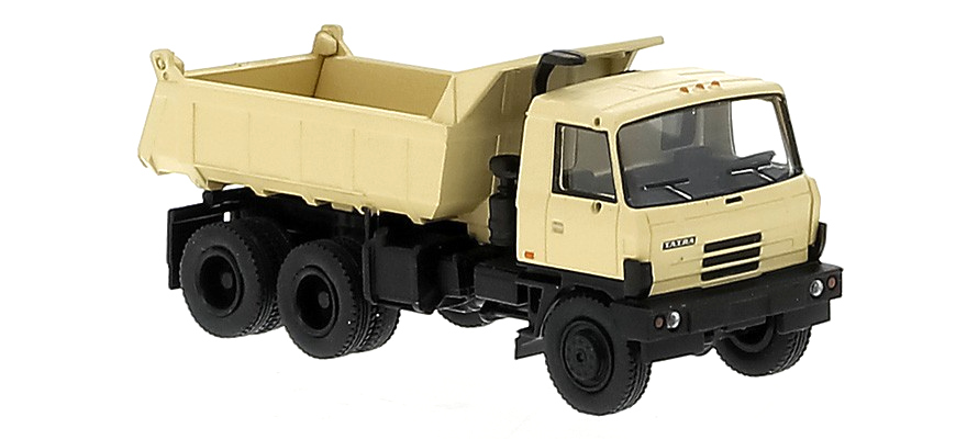 1:87 Scale Brekina 71900 1984 Tatra 815 6 x 6 Tipper - Beige & Black - BNIB