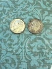 LOT of 1963"D" (Full Split Bands) & 1964"D” silver dimes, both w/ BOLD mintmarks