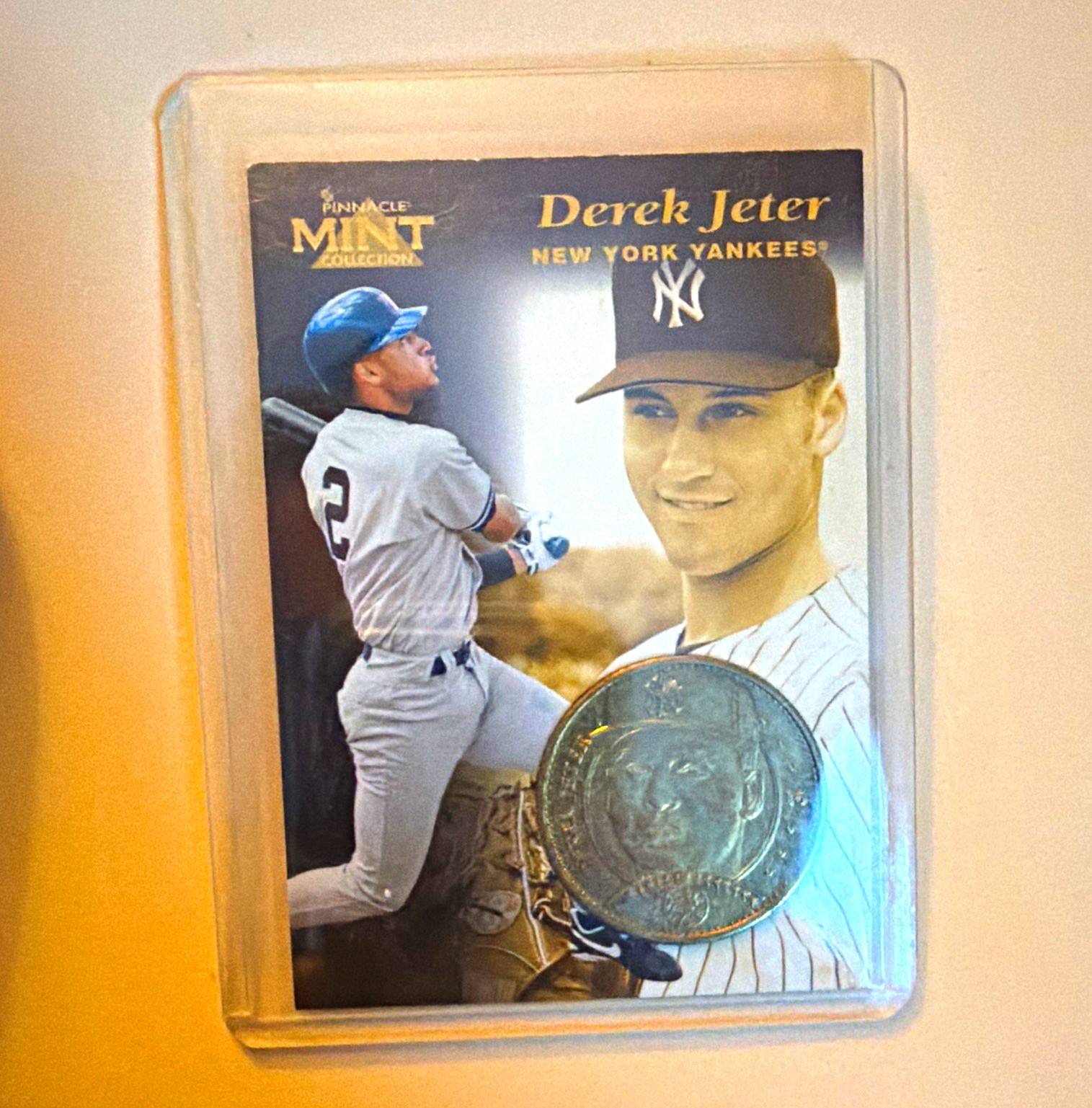 Pinnacle Mint Collection Derek Jeter New York Yankees Insert #16 of 30