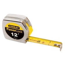Stanley 25 ft. Tape Measure Compact Powerlock Standout Durable Nylon Blade Tools