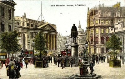 Ak City of Westminster London England, The Mansion House,  Statue,... - 4874292