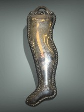 Vintage Ex Voto Silver Leg Love Sacred Tattoo Vintage 19x6 Cm