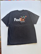 Vintage 2000s FedEx Racing Shirt Sz XXL Front And Back Graphic Rare Y2K Racer