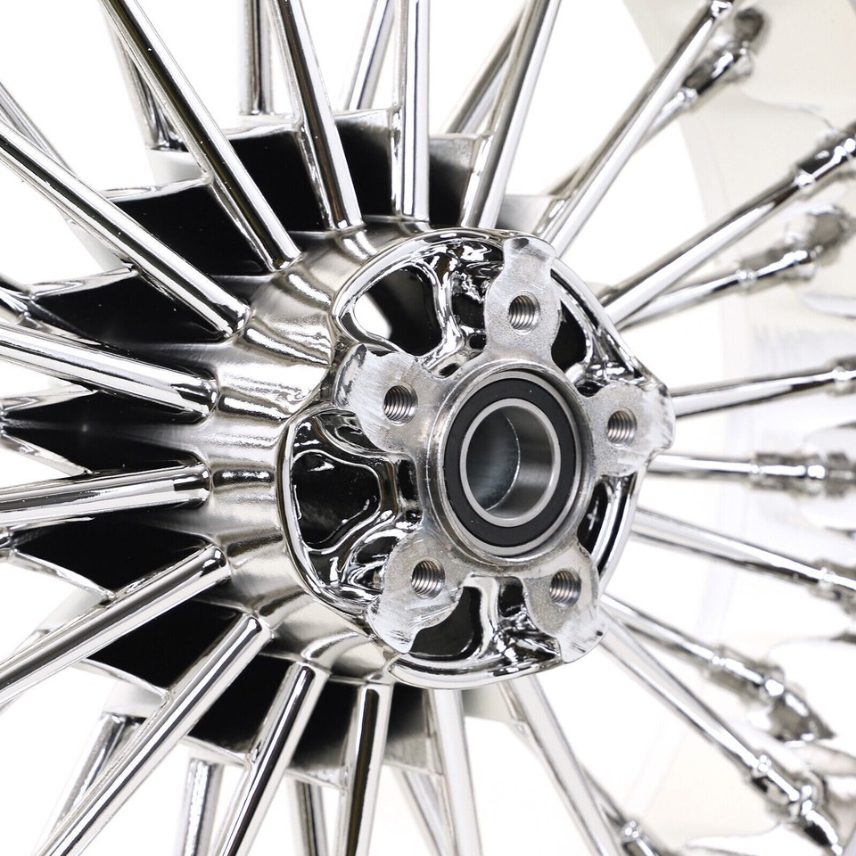 Fat Cat Rims 21x3.5 18x5.5 Fat Spoke Wheels Front Rear Rims for Harley Softail ...