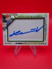 2025 Panini Boys Of Summer Hurston Waldrep RC Jumbo Signatures /199 Braves
