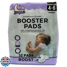 Diaper Booster Pads Overnight   Adhesive Diaper Inserts for Boys and Girls  