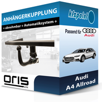 für Audi A4 Allroad 06.2016-Jetzt Oris AnhäNgerkupplung Abnehmbar AHK