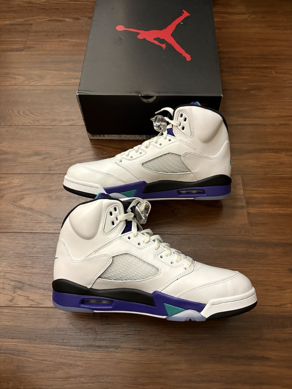 Nike Air Jordan 5 Retro Grape HQ7978-100 Size 10.5 Men’s Brand New Fast Ship thumbnail 2