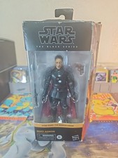 Star Wars The Black Series Mandalorian Moff Gideon Action Figure Box Damaged