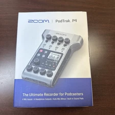 Zoom PodTrak P4 Portable Multitrack Podcast Recorder