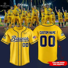 Savannah Bananas 2025 We Make Baseball Fun Personalized Baseball Jersey