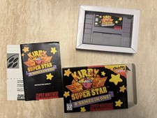 Kirby Super Star SNES Super Nintendo Game Complete Box Manual Cartridge Tested