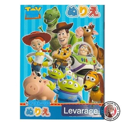 NEW Levarage Coloring Book A5 Size Toy Story Characters 32 Pages for Toddlers to