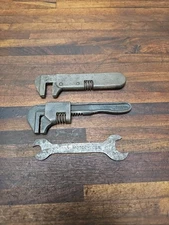 G9- ORIGINAL 3 Vintage Indian Motorcycle Wrenches