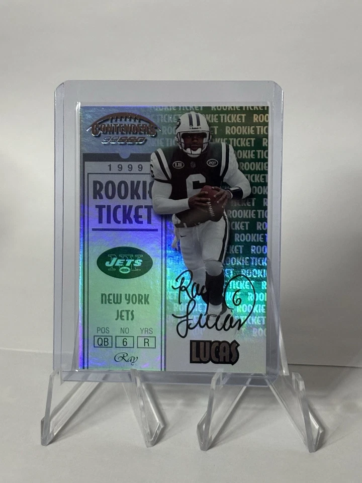 1999 Contenders SSD Ray Lucas Rookie Ticket Autograph Auto RC New York Jets #178 - Image 4 of 4