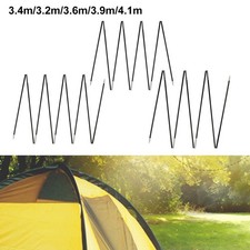 Black Hiking Camping Tent Fiberglass Fiberglass Tent Pole High Hardness