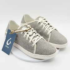 Olukai Pehuea Li Casual Sneakers Size 8 Womens Tapa/White Sand - New no box