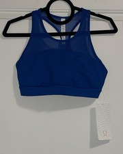 Lululemon Move Bra Dark Royal Blue Light Support Size 8 B/C Cup NWT