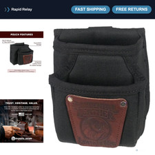 Double Clip-On Pouch for 2โ Work Belt - Durable Tool Holder - Made in USA