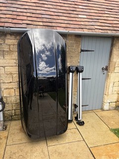 Genuine Volvo XC40 Roof Bars Roof Box Sport Time 2003 400L Black VGC