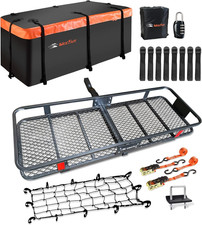 Hitch Mount Cargo Carrier Rack Basket 60206waterproof Bag 16 Cu.ft. Hitch Mount Cargo Carrier Rack Basket 60206waterproof Bag 16 Cu.ft.