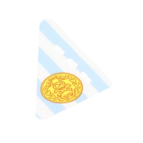 1x Lego Duplo Plastic Sail 5x7 White Boat Coin Ship 10539 6071283 17435pb02