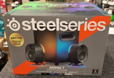 SteelSeries Arena 7 RGB 2.1 Gaming Speakers , New distressed , P1