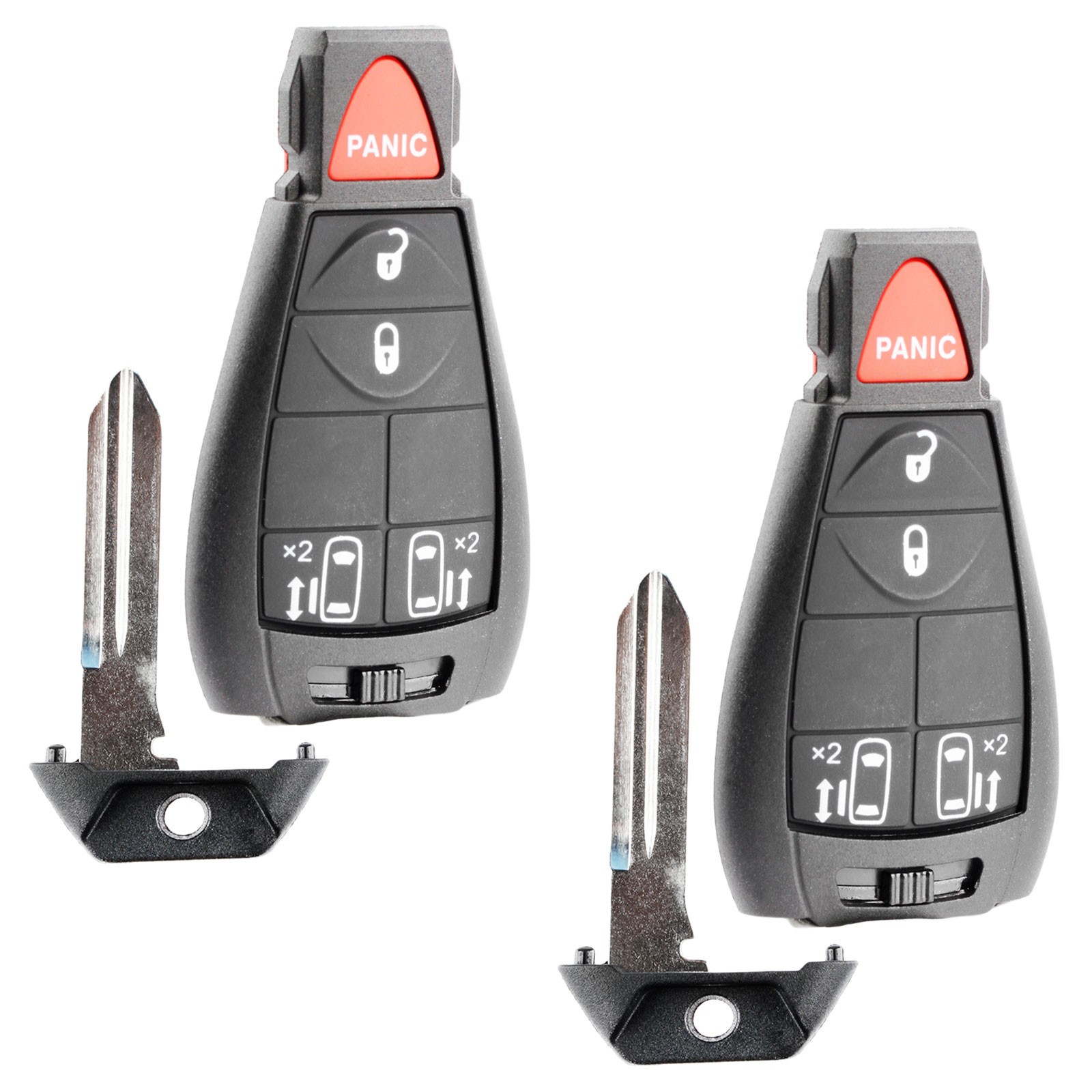 2 For 2012 2013 2014 Dodge Grand Caravan 5B Keyless Entry Remote Van Key Fob