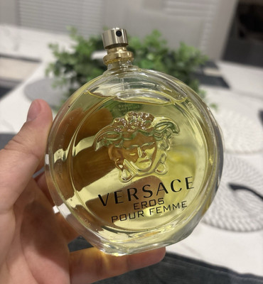 Versace Eros Pour Femme Perfume Spray 3.4 fl oz Regular Size (No Cap)(Original)
