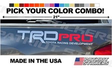 21 Trd Pro Stickers Decals Set Of 2 Fits Toyota Tacoma Tundra 4runner Fj